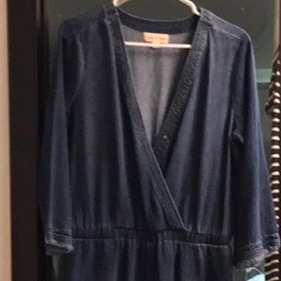 Cloth And Stone Denim Romper